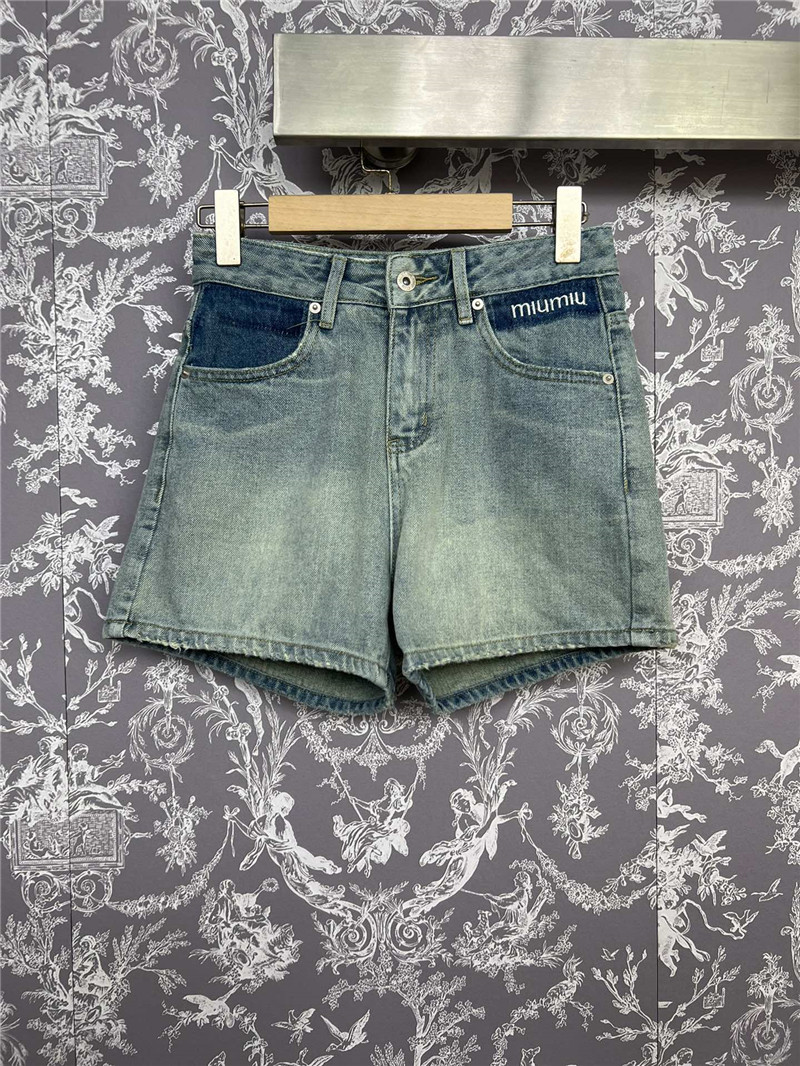 M1um1u new denim shorts replica d&g clothing