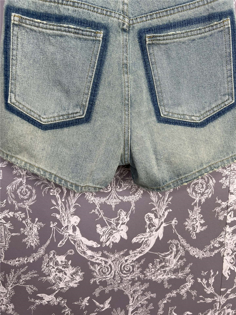 M1um1u new denim shorts replica d&g clothing