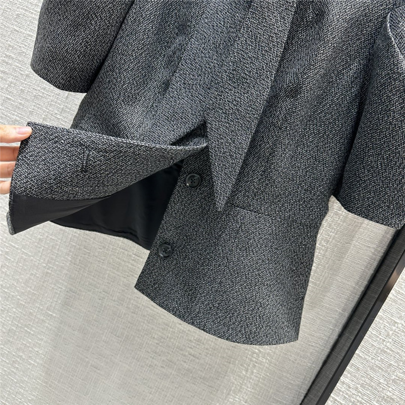 D10r lace-up waisted short-sleeved jacket replica clothes