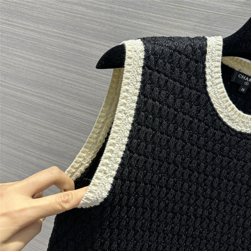 Ch**el woven vest dress replica designer clothing websites