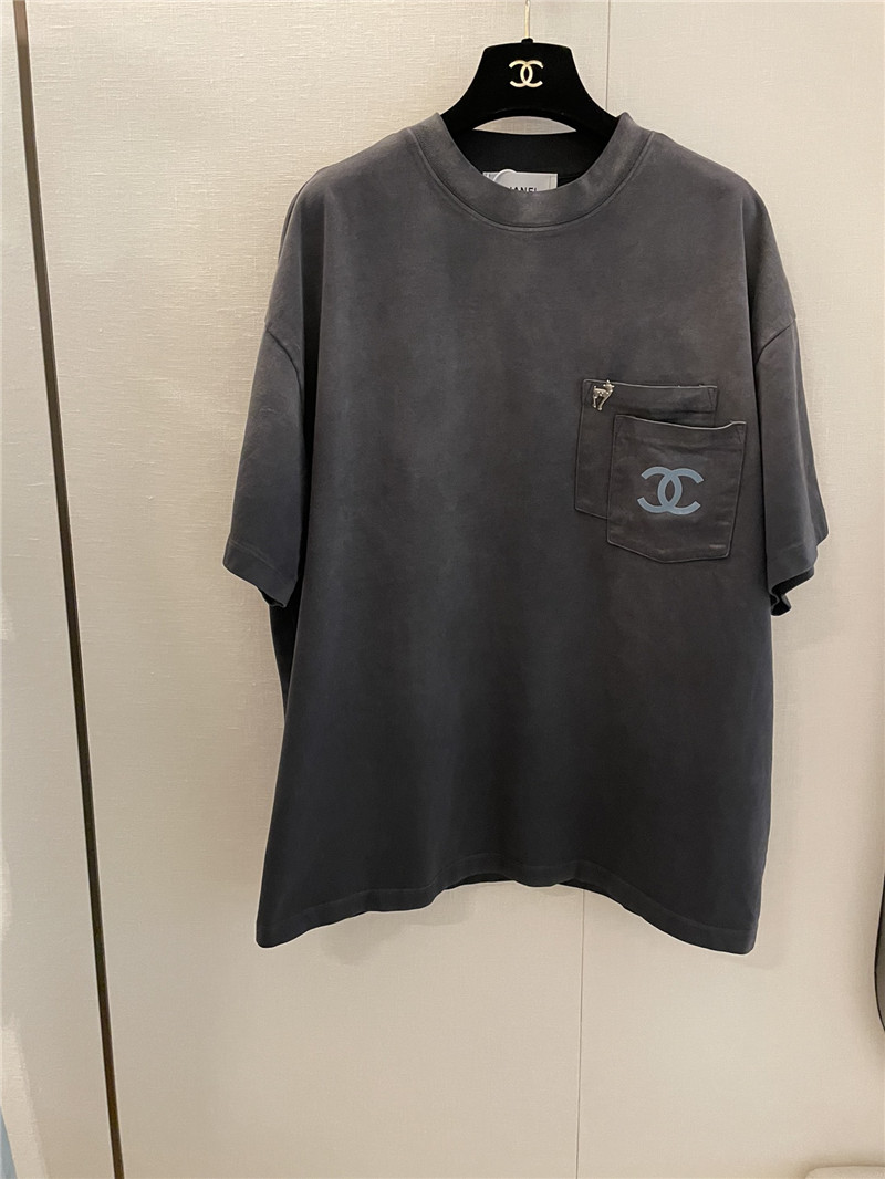 Ch**el new style fried color short sleeve replicas clothes