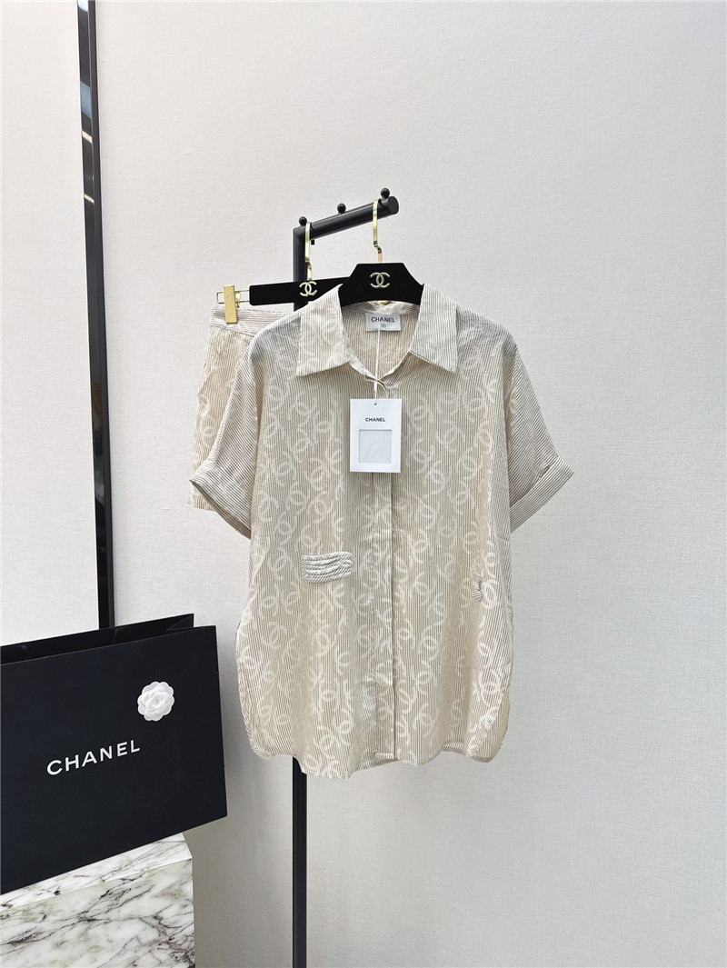 Ch**el logo print suit replica designer clothes
