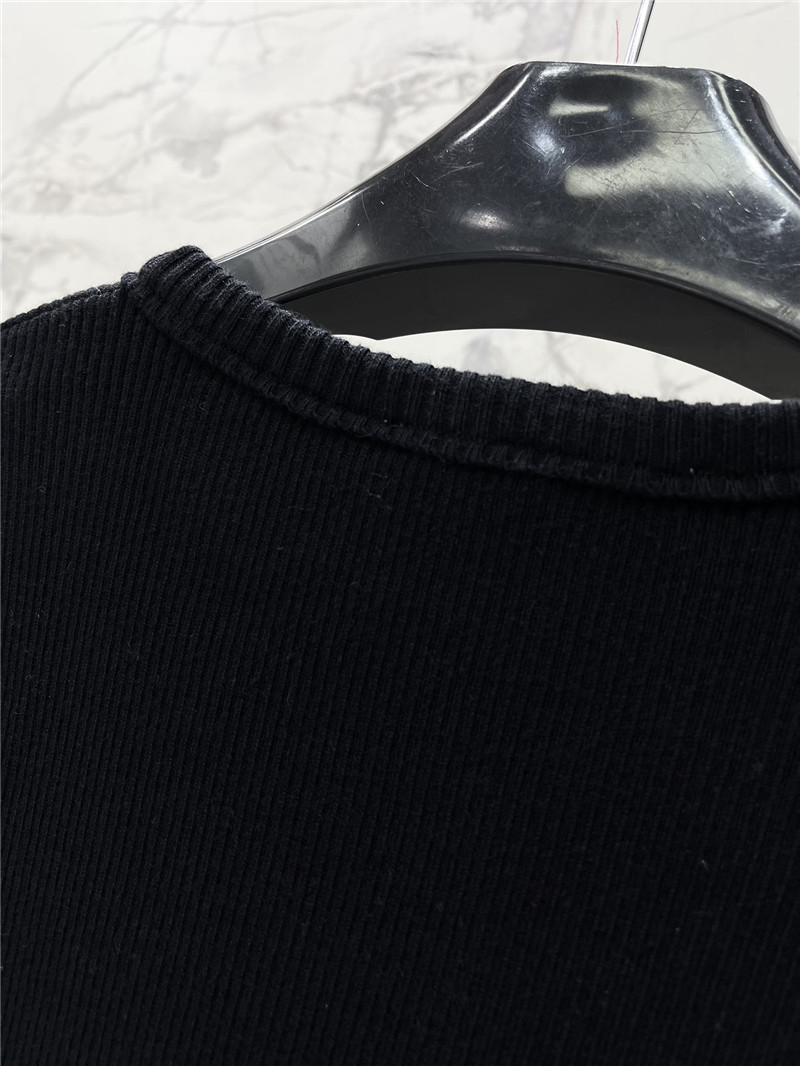 A1exa*der wang logo knitted cardigan in black