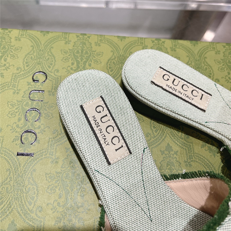 Gvc*1 interlocking g slide sandal light aquamarine