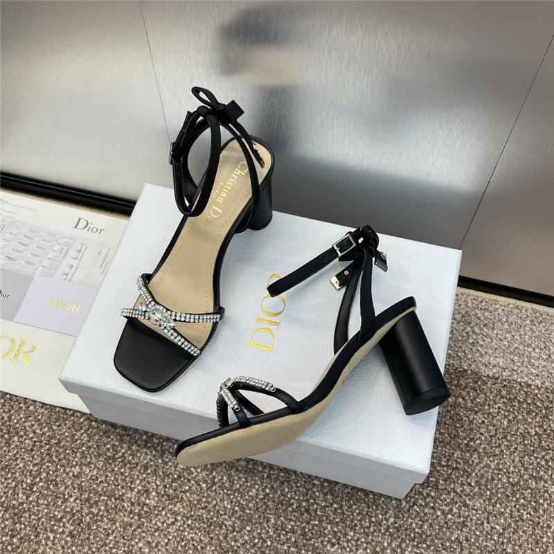 D10r sunset heeled sandals black