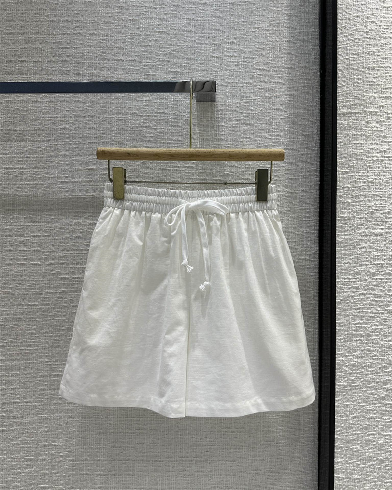 L0r0 P1ana linen casual shorts suit replica clothes