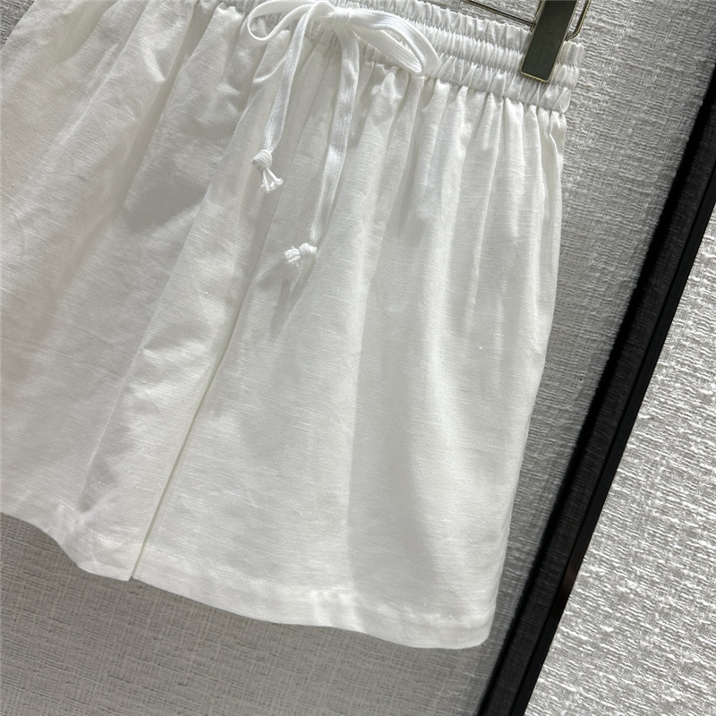L0r0 P1ana linen casual shorts suit replica clothes