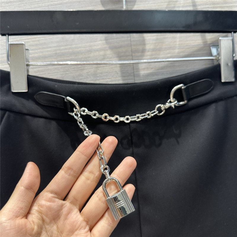 H**me5 metal chain straight shorts replica clothing