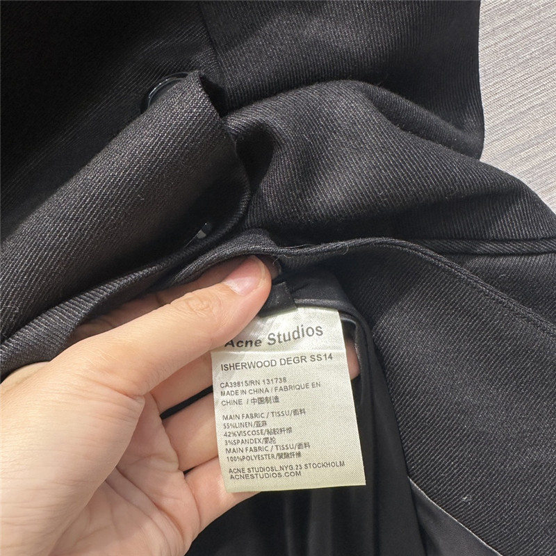 acne studios irregular hem design tube top suspender
