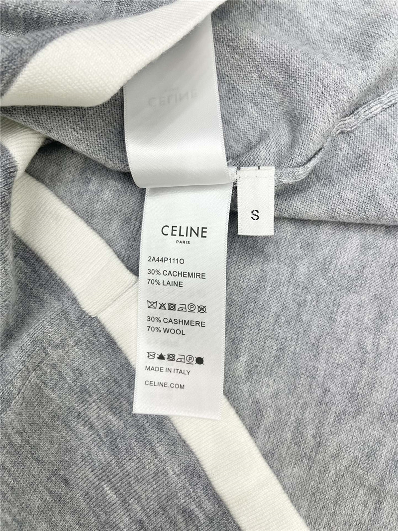 Ce1i*e contrast color sweater replica d&g clothing