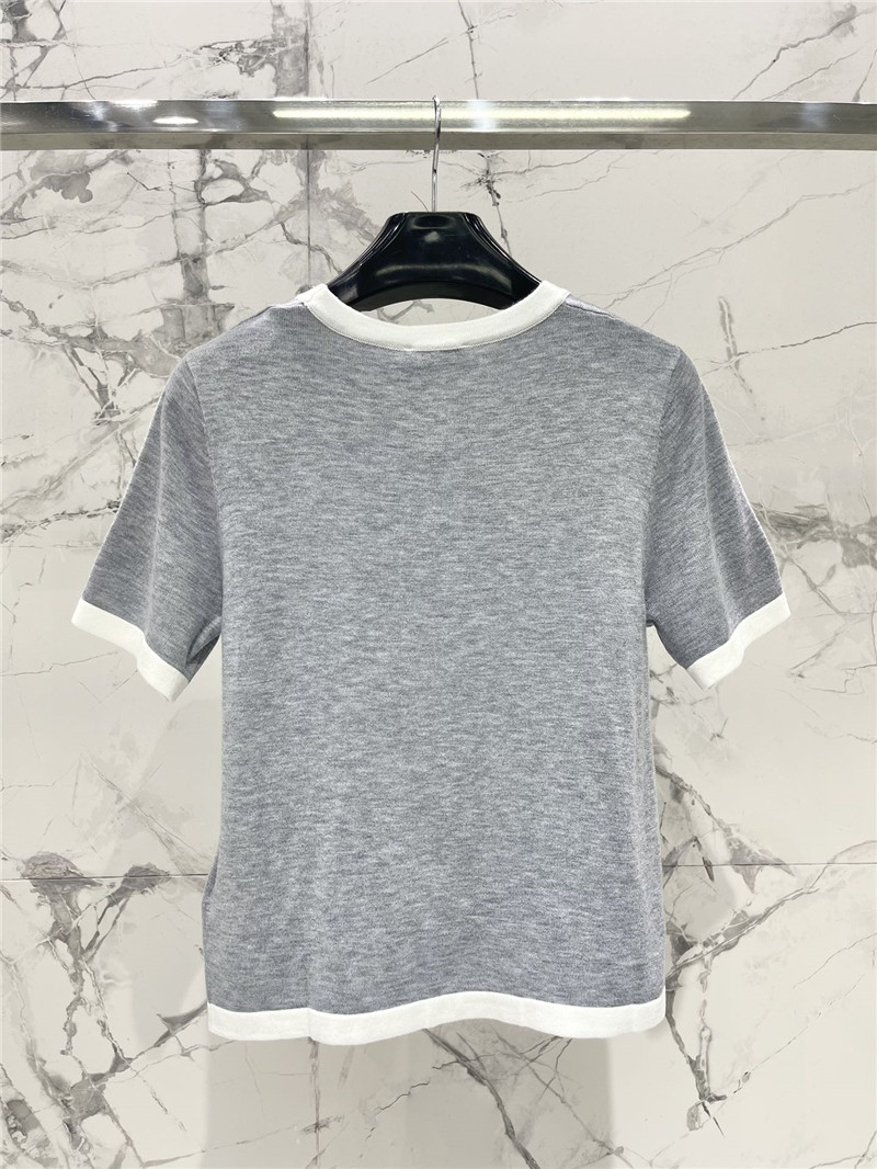 Ce1i*e contrast color sweater replica d&g clothing