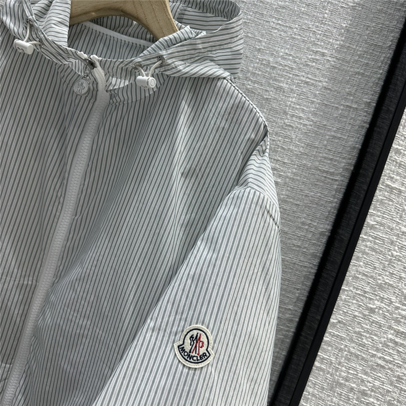 Moncler striped light windbreaker replica clothes