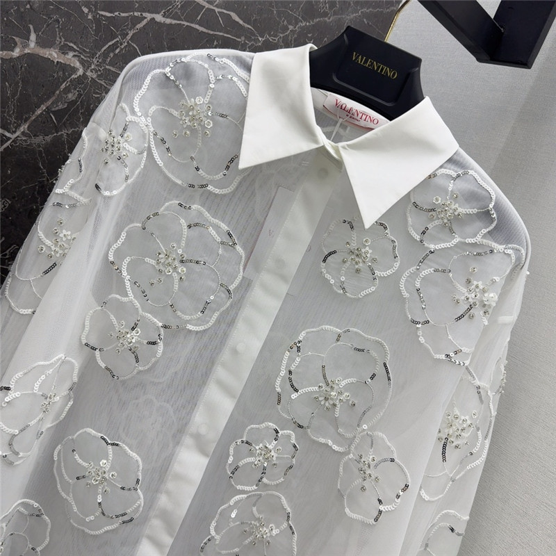 Va1e*ntin0 mesh shirt replica d&g clothing
