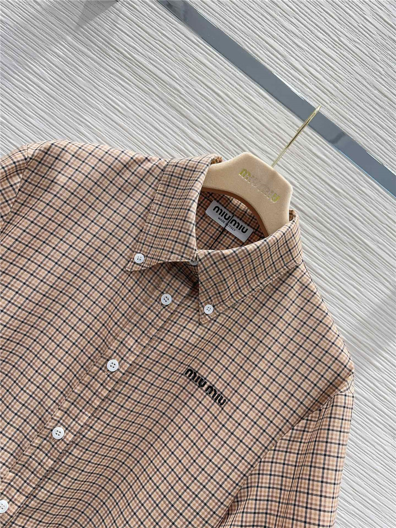 M1um1u short sleeve shirt dress replicas clothes