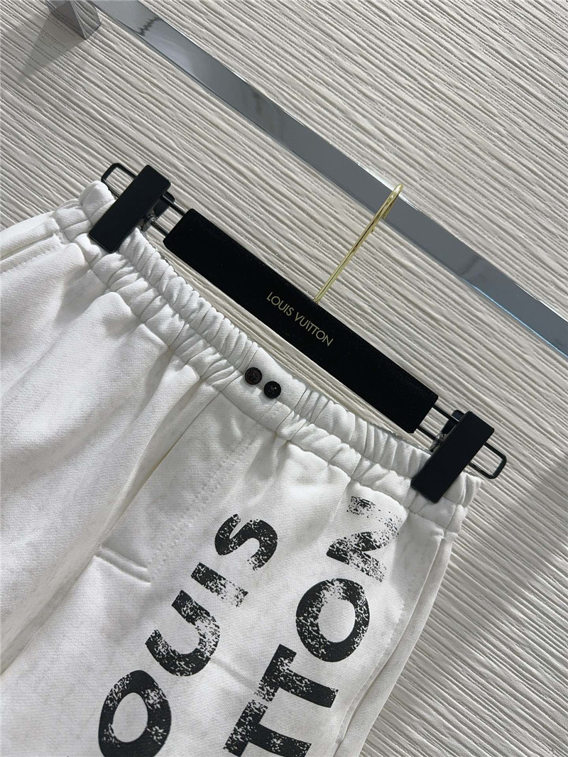 l0vis Vvtt0n white letter print t-shirt sets