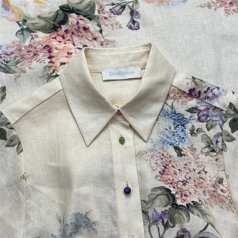 zimm printed colorful button up dress replica clothing sites