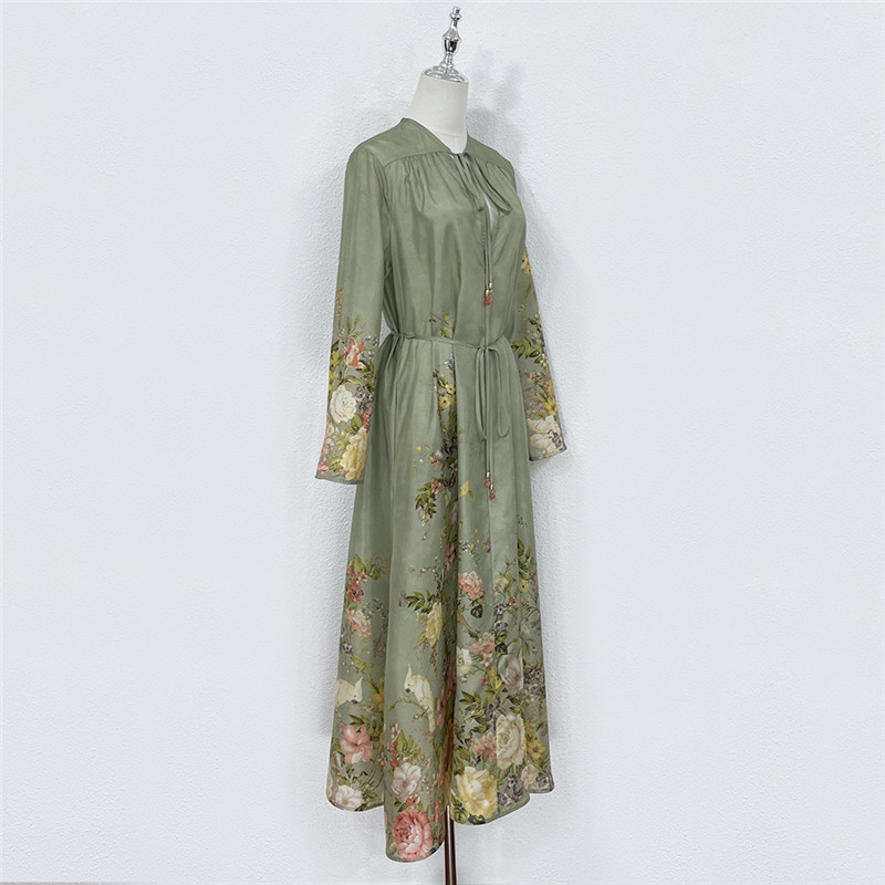 zimm silk printed dress replica clothing sites