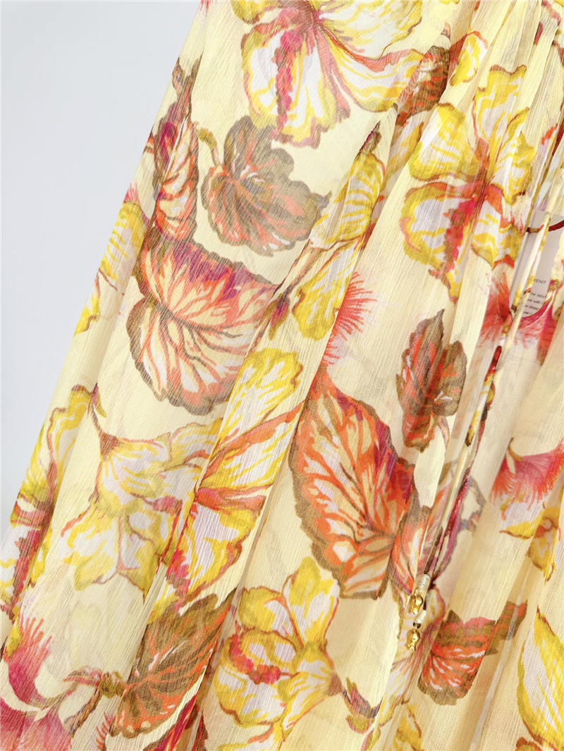 zimm lantern sleeve tie top replica d&g clothing