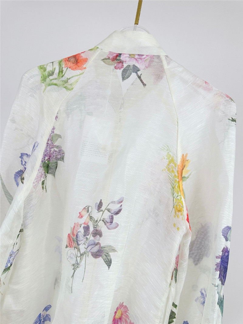 zimm high neck lantern sleeve women’s shirt tops replica clothes