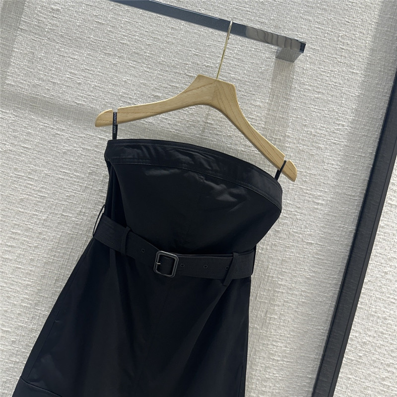 Y51 workwear style tube top jumpsuit replica clothing