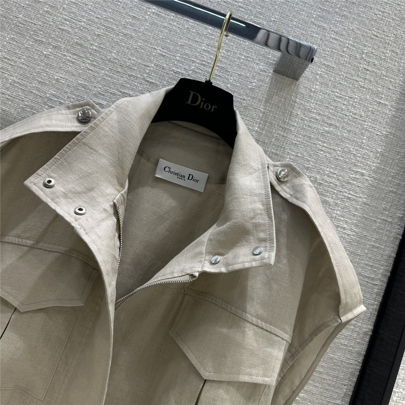 D10r work style stand collar vest jacket replica clothes