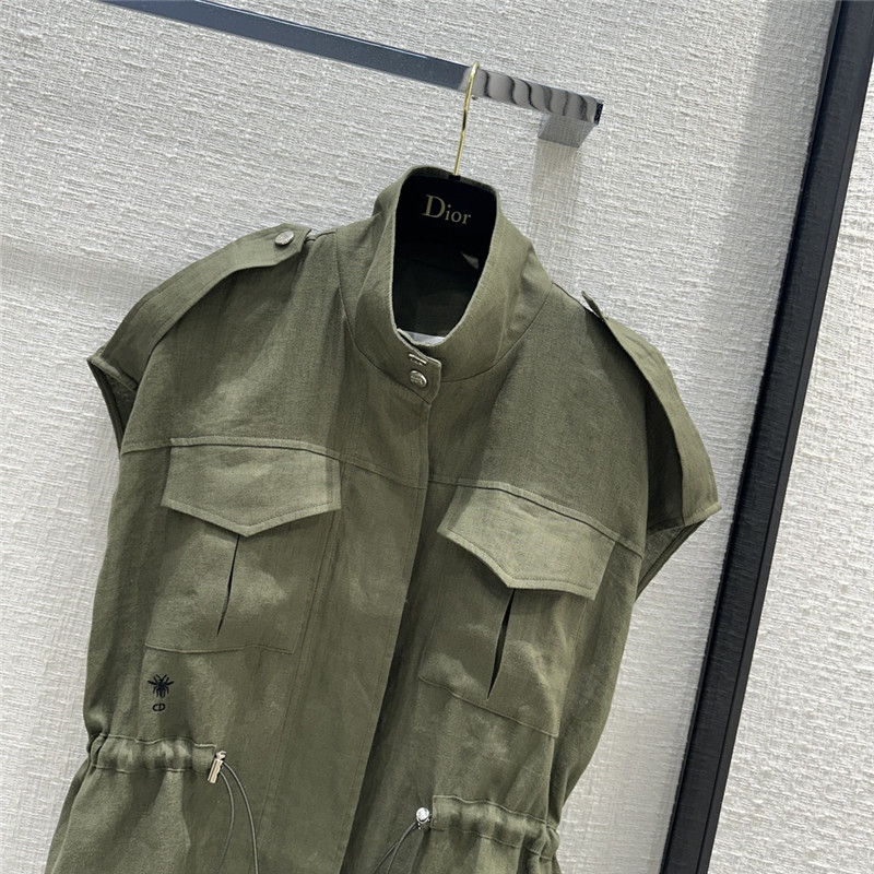 D10r work style stand collar vest jacket replica clothes