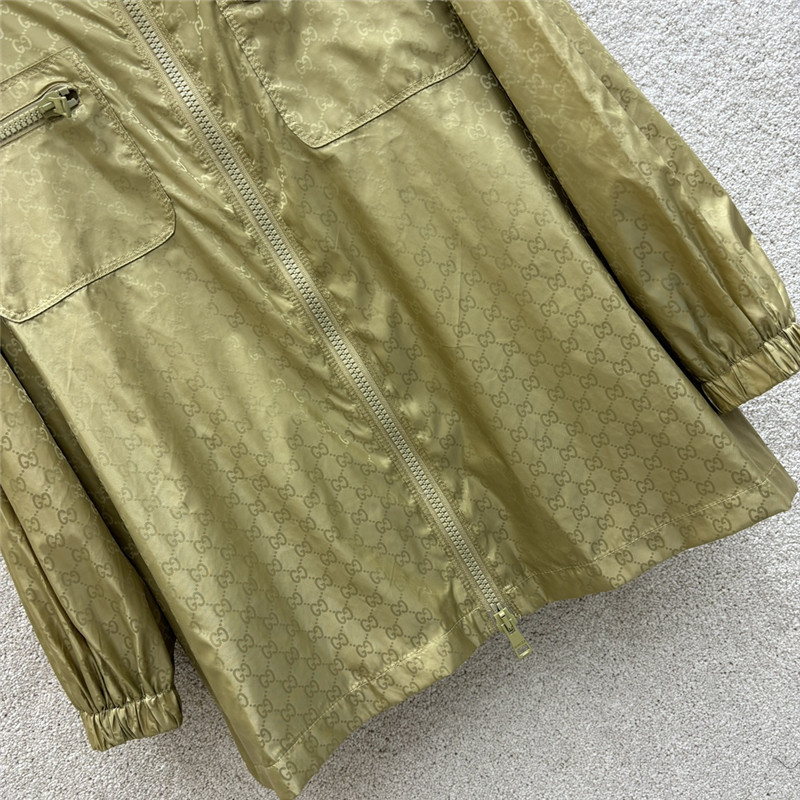 Gvc*1 hooded trench coat replica clothes