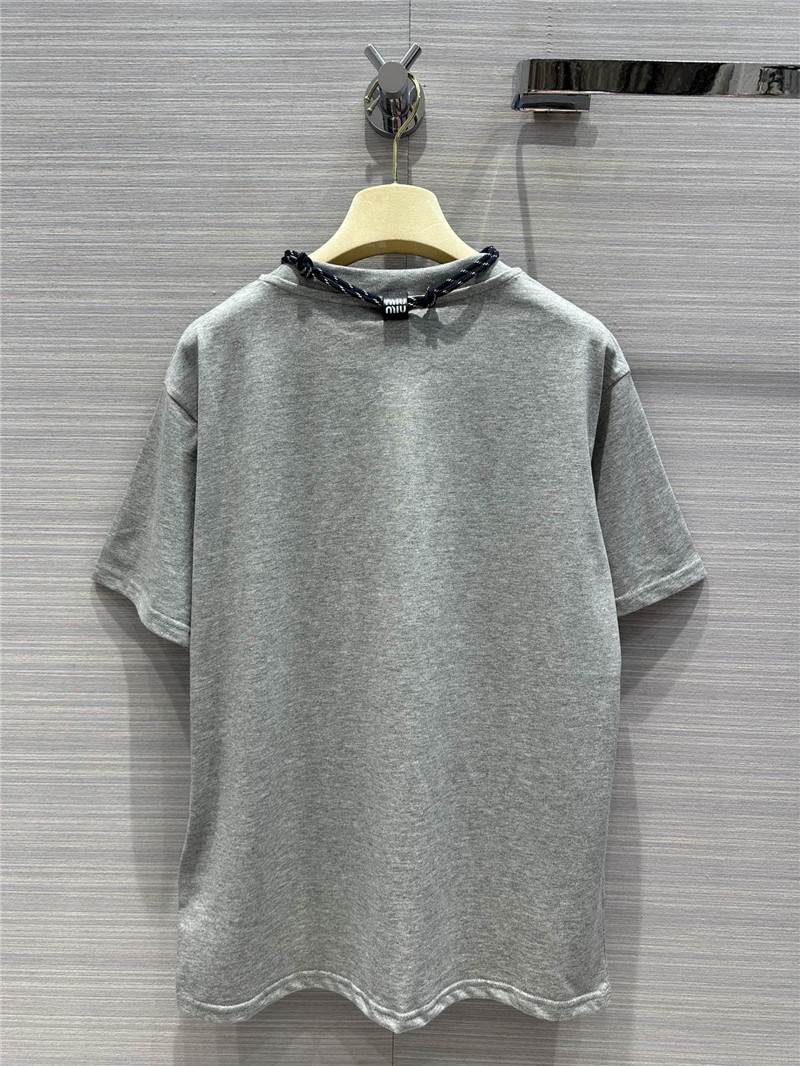 M1um1u necklace design elegant t-shirt replicas clothes