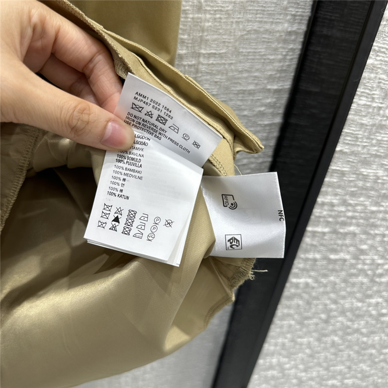 M1um1u work pocket vest dress replica clothes