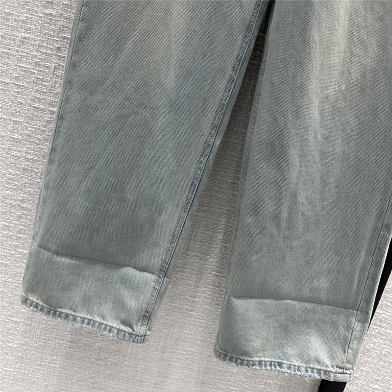 Y51 rolled hem jeans replica clothes
