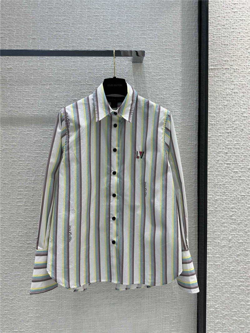l0vis Vvtt0n lv letter print shirt replica designer clothes