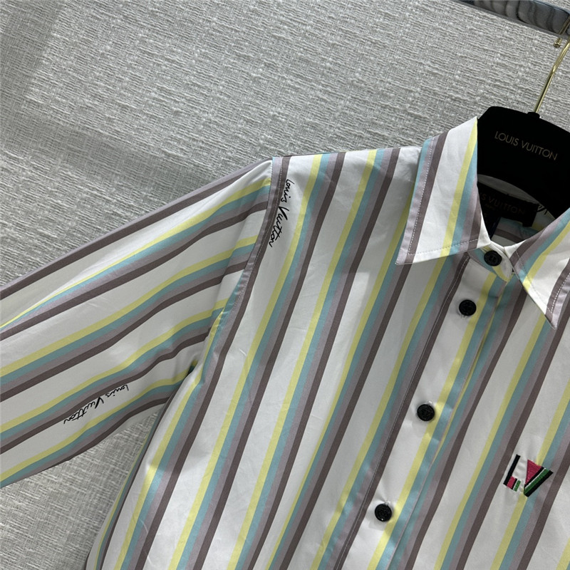 l0vis Vvtt0n lv letter print shirt replica designer clothes