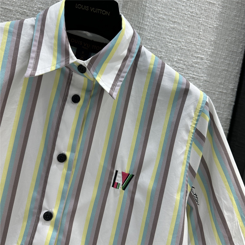 l0vis Vvtt0n lv letter print shirt replica designer clothes