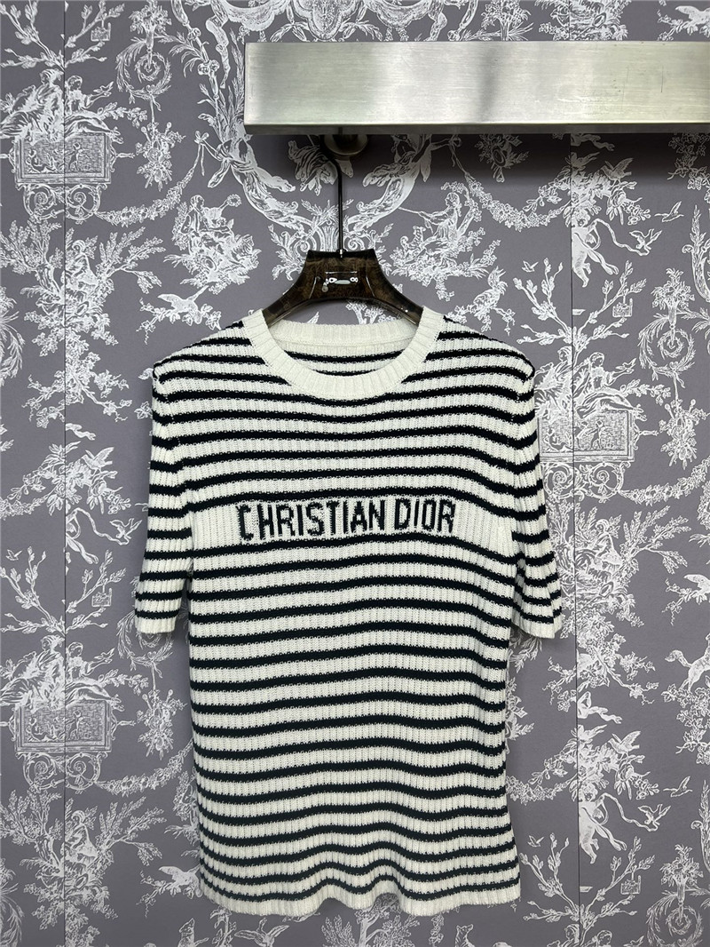 D10r striped knitted short sleeve replica clothing sites