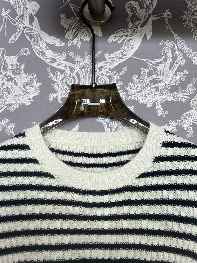 D10r striped knitted short sleeve replica clothing sites