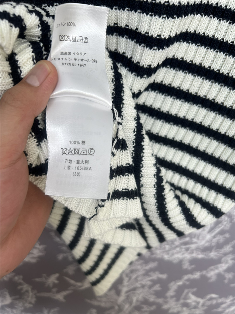 D10r striped knitted short sleeve replica clothing sites
