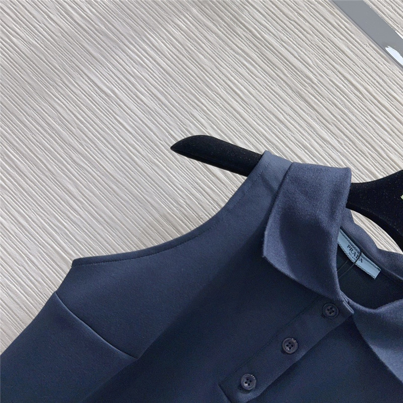 Pra*a hot girl wind collar suit replica designer clothing websites