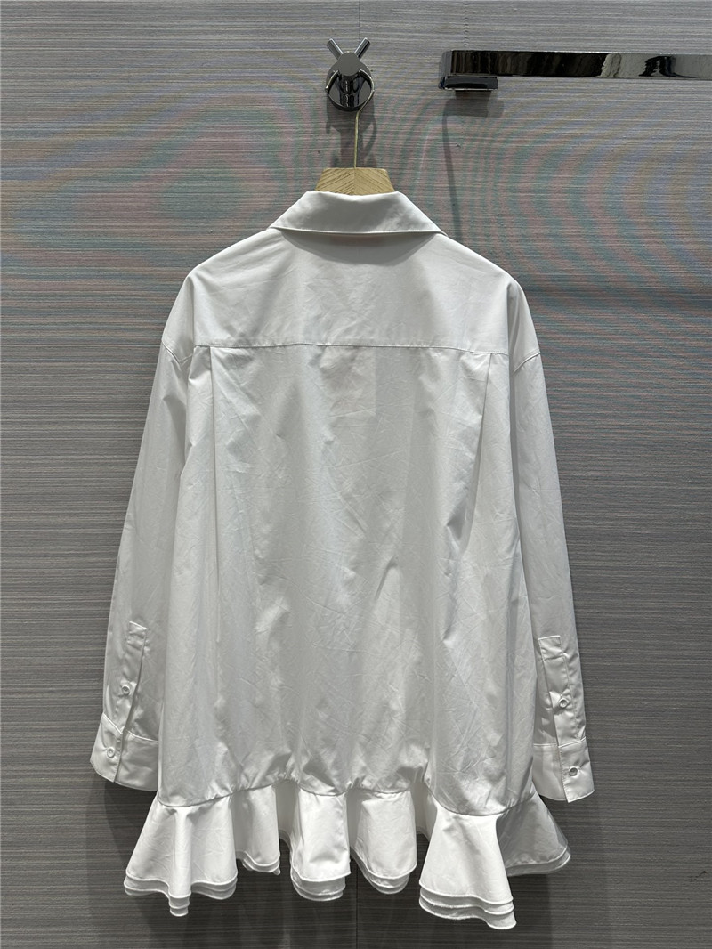 Va1e*ntin0 ruffle lace shirt dress replica clothes