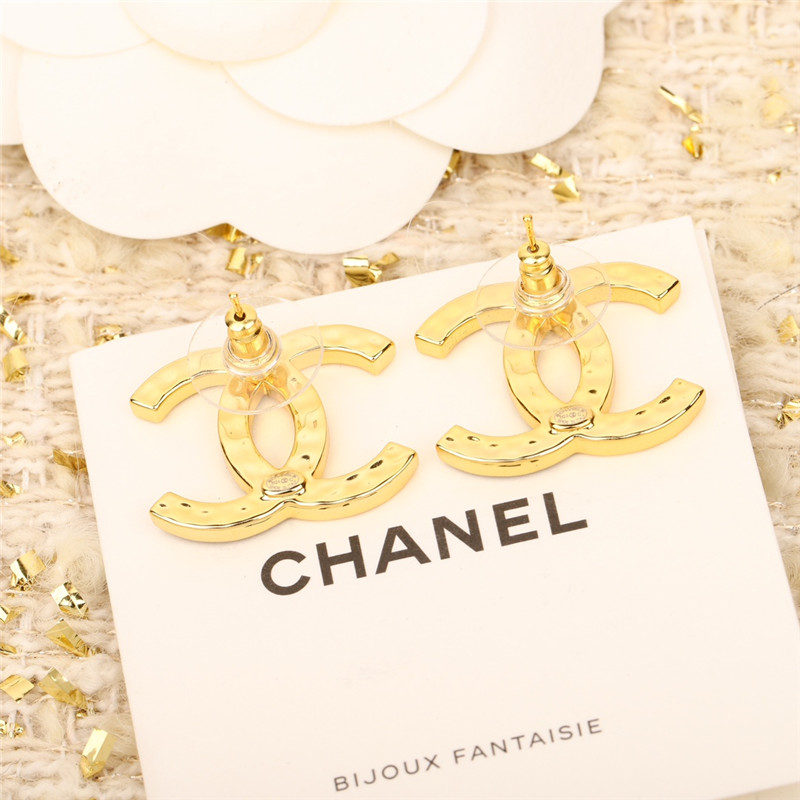 Ch**el double c earrings