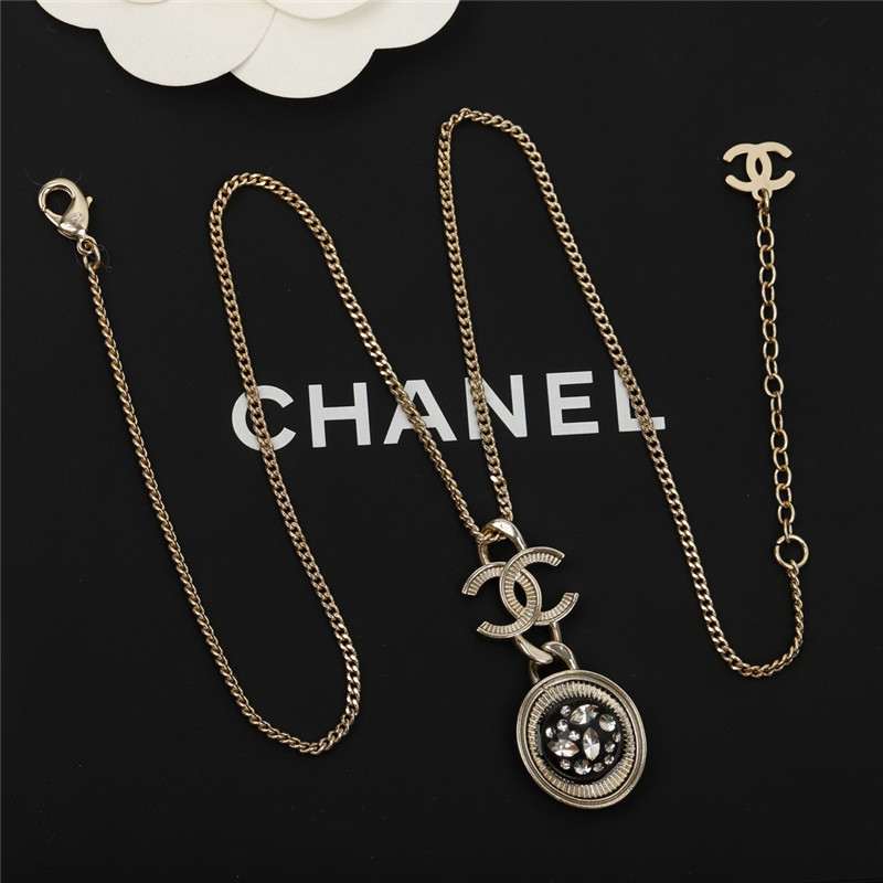 Ch**el double c necklace