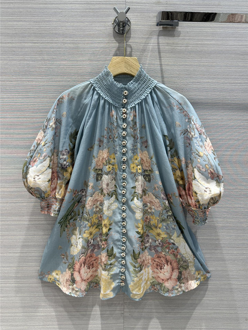 zimm high quality silk and linen shirt replica d&g clothing