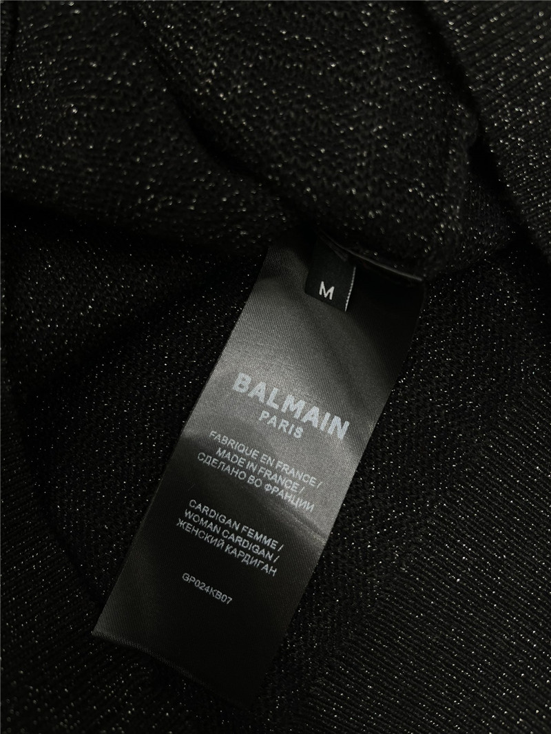 Balmain hollow round neck short sleeve replicas clothes