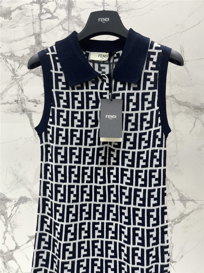 F**di presbyopic knitted sleeveless dress replica clothes