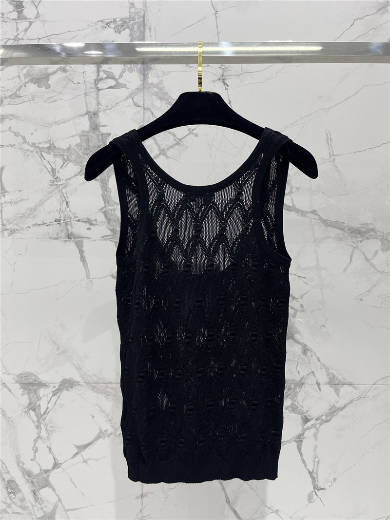 Ch**el new knitted vest replica d&g clothing