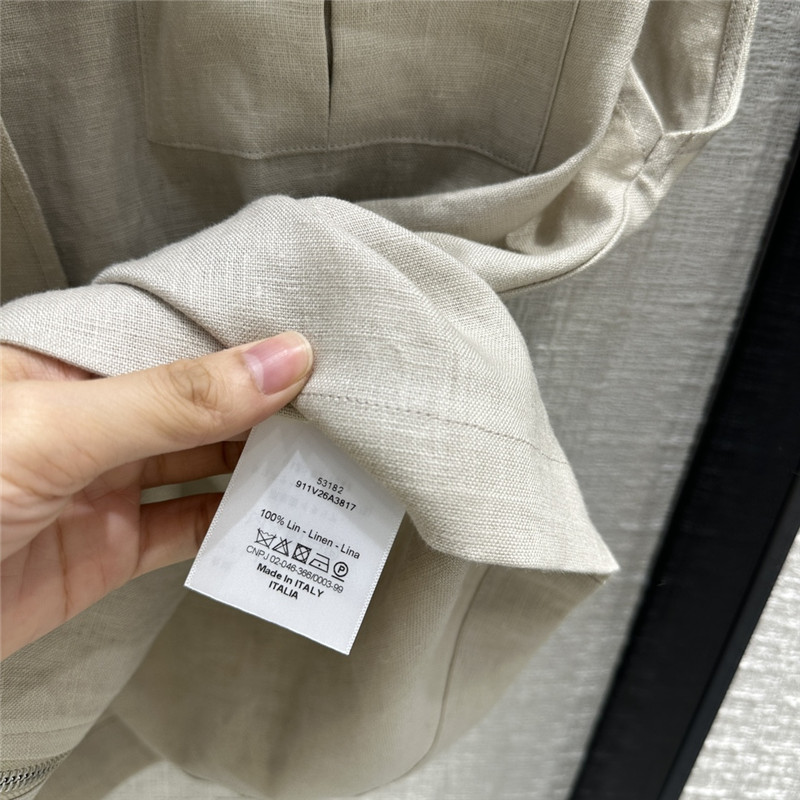 D10r work style stand collar vest jacket replica d&g clothing