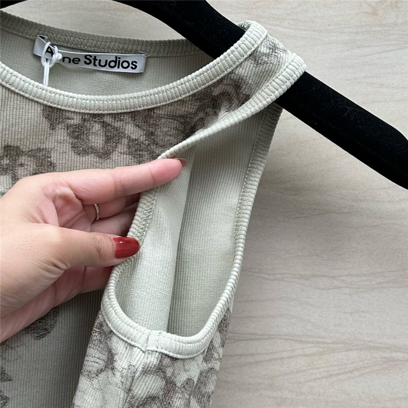 acne studios lace print vest replica d&g clothing