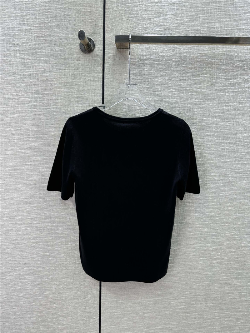 M1um1u knitted short-sleeved replica clothing
