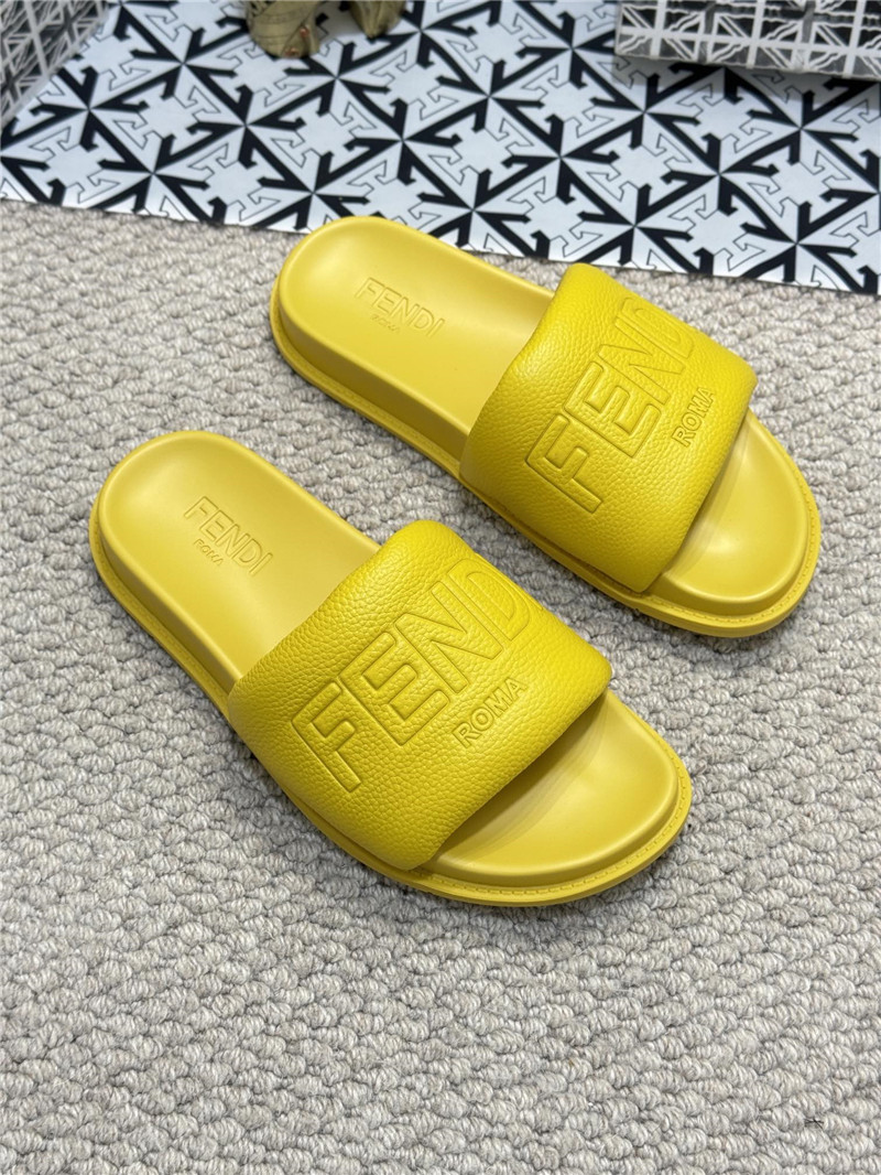 F**di roma slides yellow