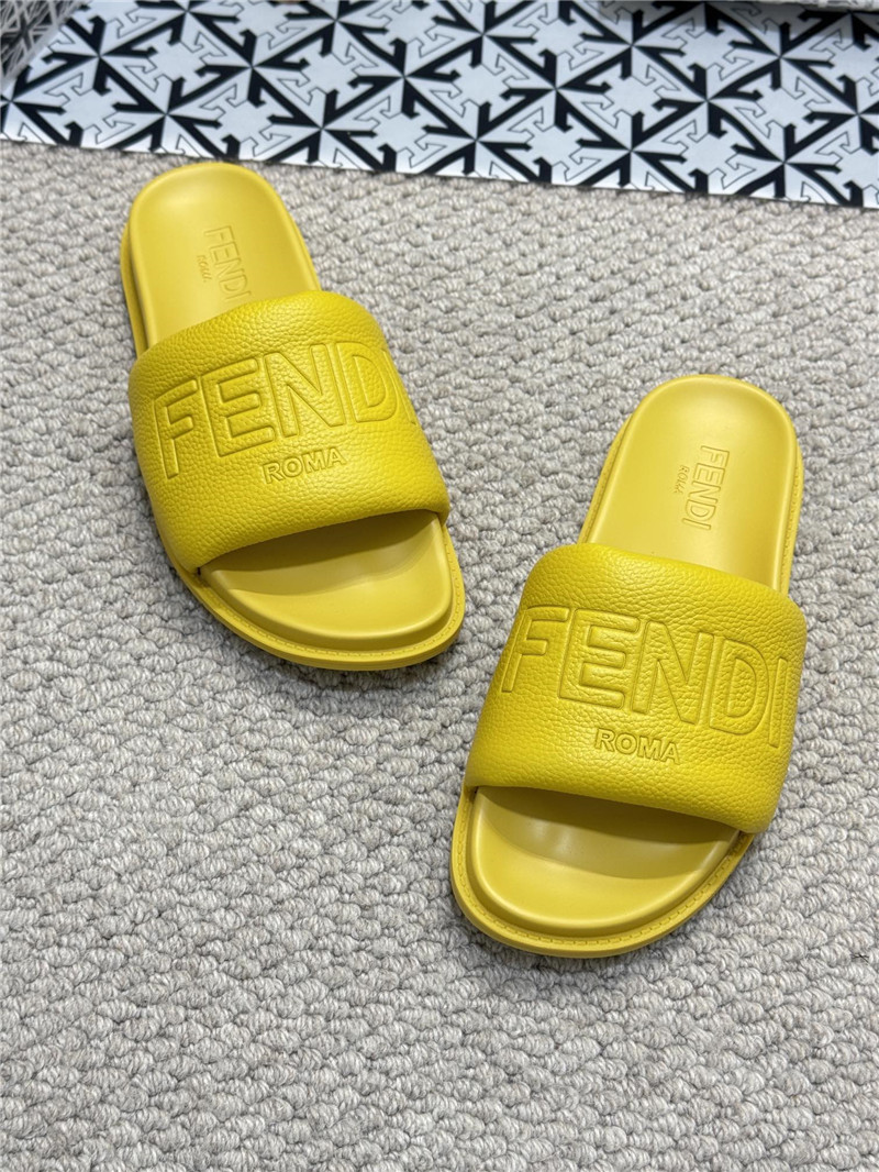 F**di roma slides yellow