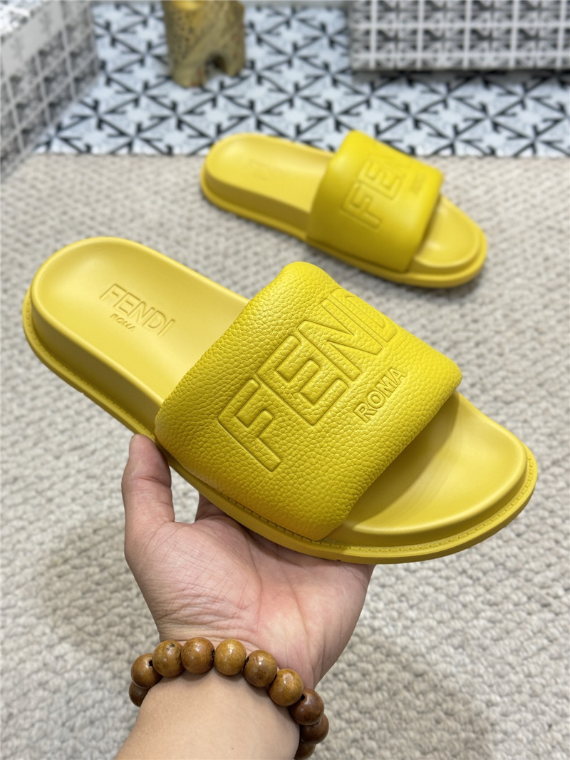 F**di roma slides yellow
